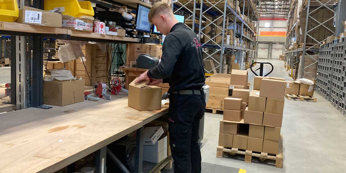 webshop logistiek