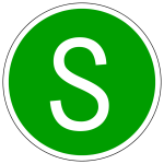 Milieusticker - S - Sûr - supergroen | Twentepoort Logistiek
