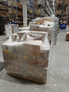 Twentepoort Logistiek verzorgt transport Stichting SHOE - gesealde pallets