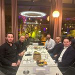 Diner met transportpartners tijdens de Logitrans Fair