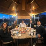 Diner met transportpartners tijdens de Logitrans Fair