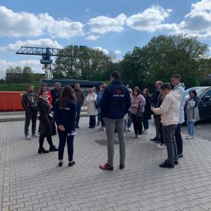 Bezoek uit Oekraïne - uitzicht op CTT vanaf parkeerplaats